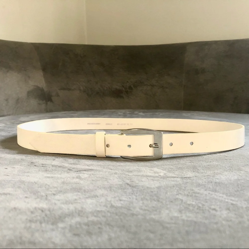 H&M white belt